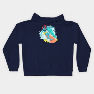 Summer Undyne from Undertale T-Shirt Kids Hoodie